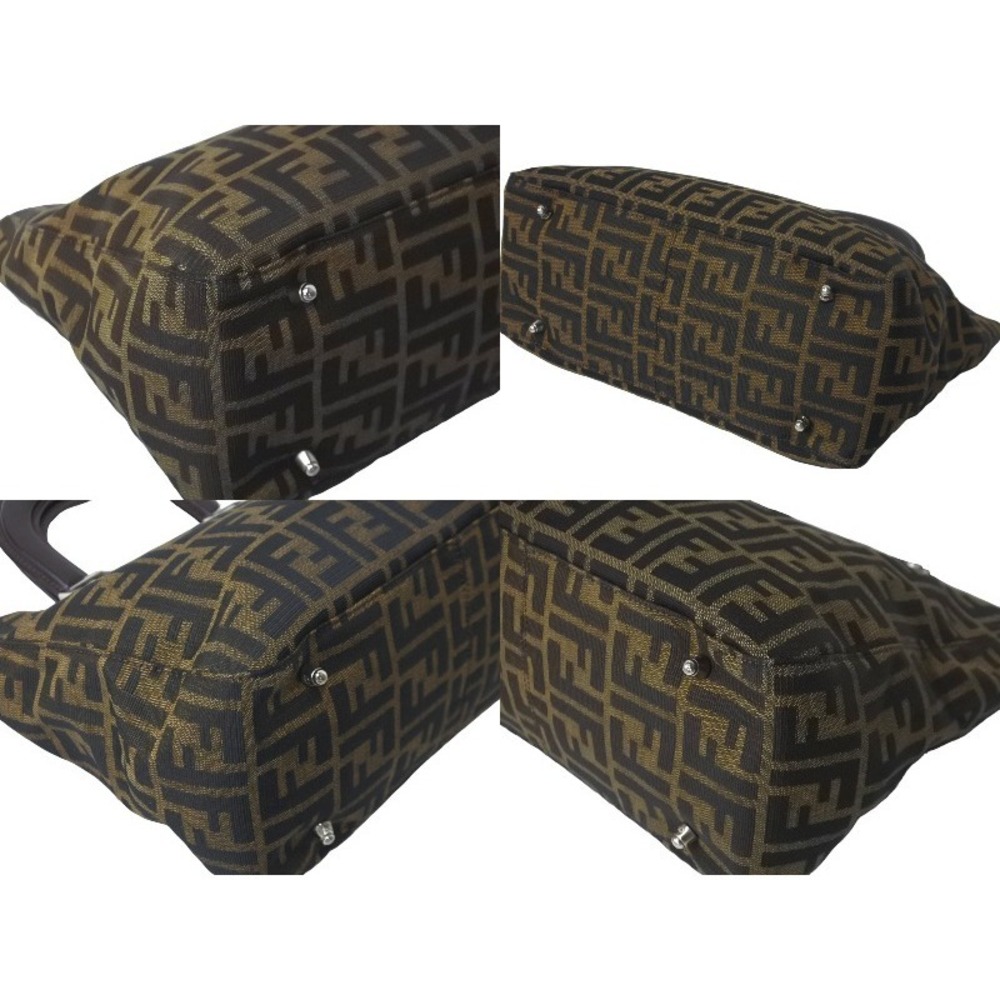 FENDI Mamma Bucket Handbag Tote Bag Zucca Pattern - Picture 7 of 8